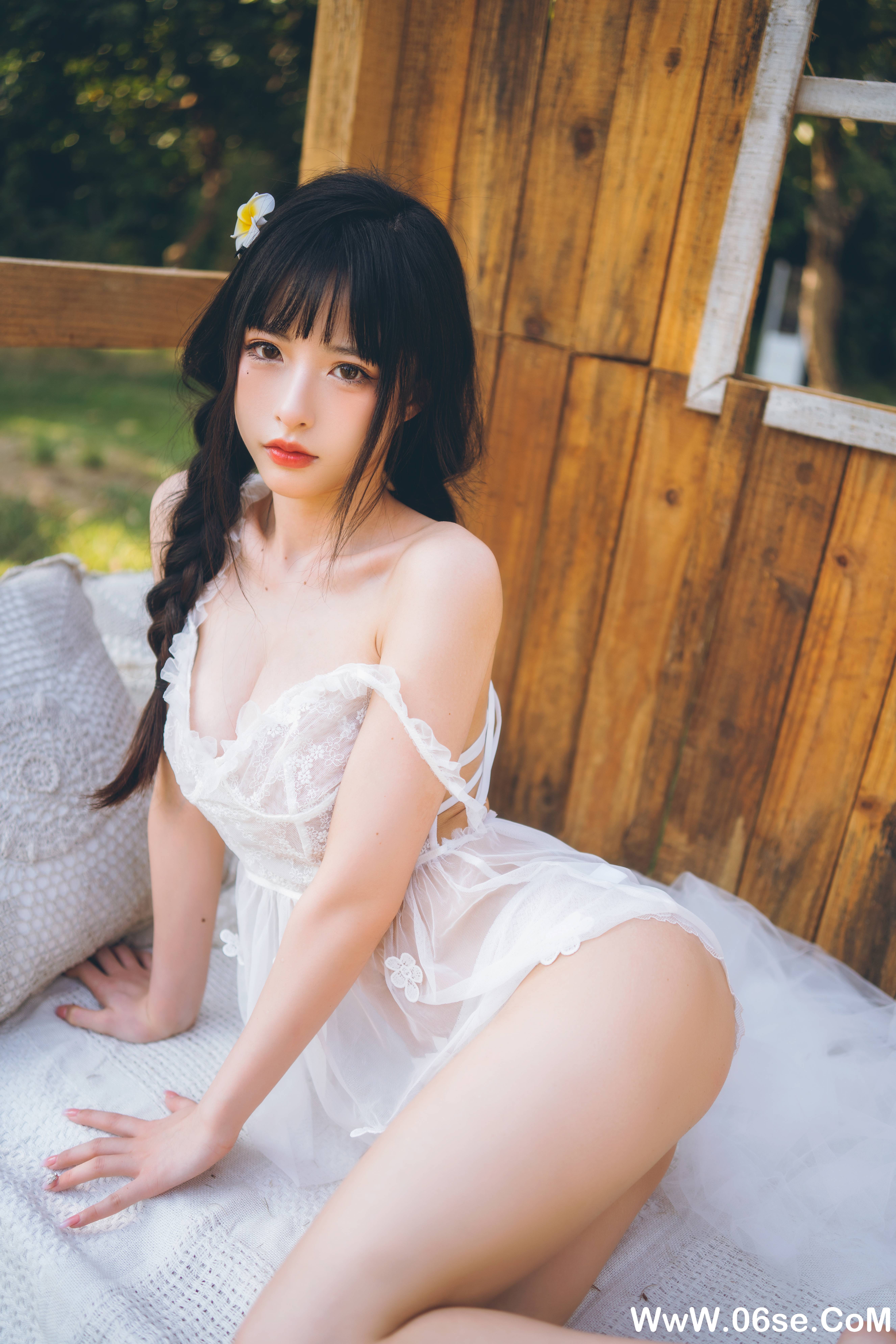 图片[11]-清水由乃 NO.021 – 田园蕾丝裙 [66P2.66G]-六色网