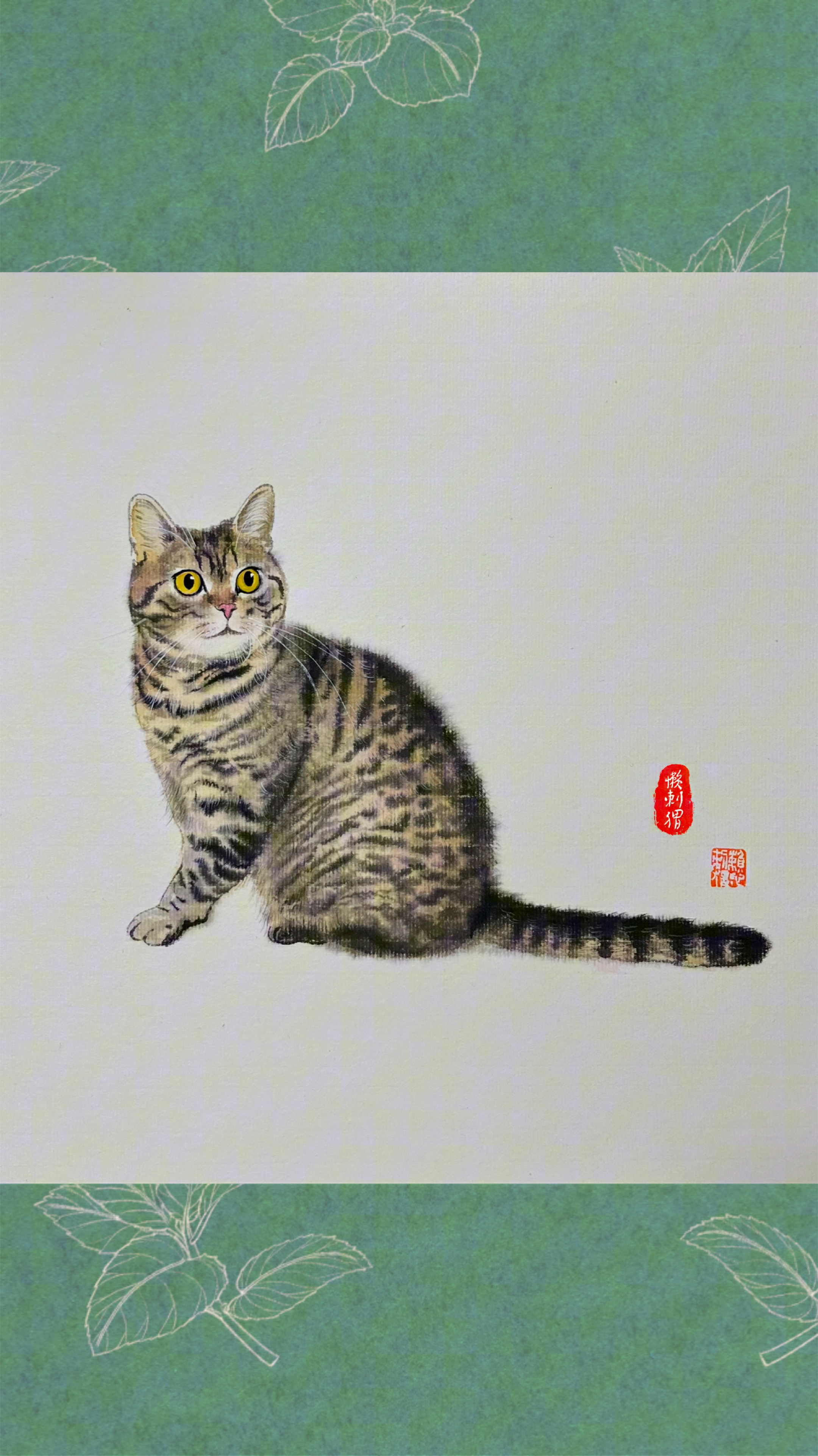 这可是你们要的狸花?国画猫咪的画法