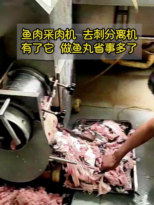 全自动鱼肉采肉机,采集鱼肉虾肉蟹肉的机器