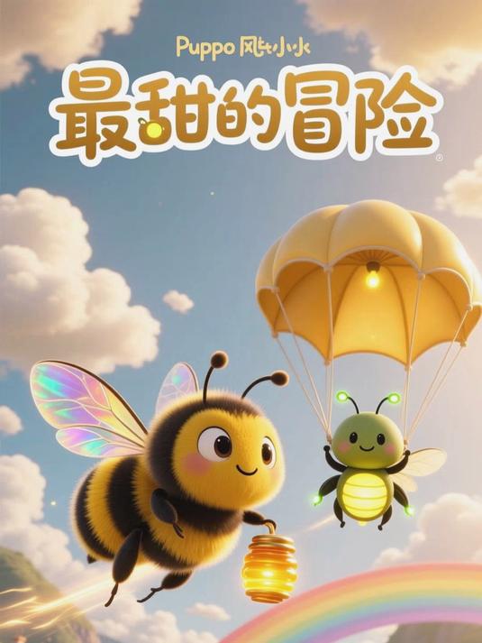 云彩面包：小蜜蜂采蜜，云朵面包当蜜罐
