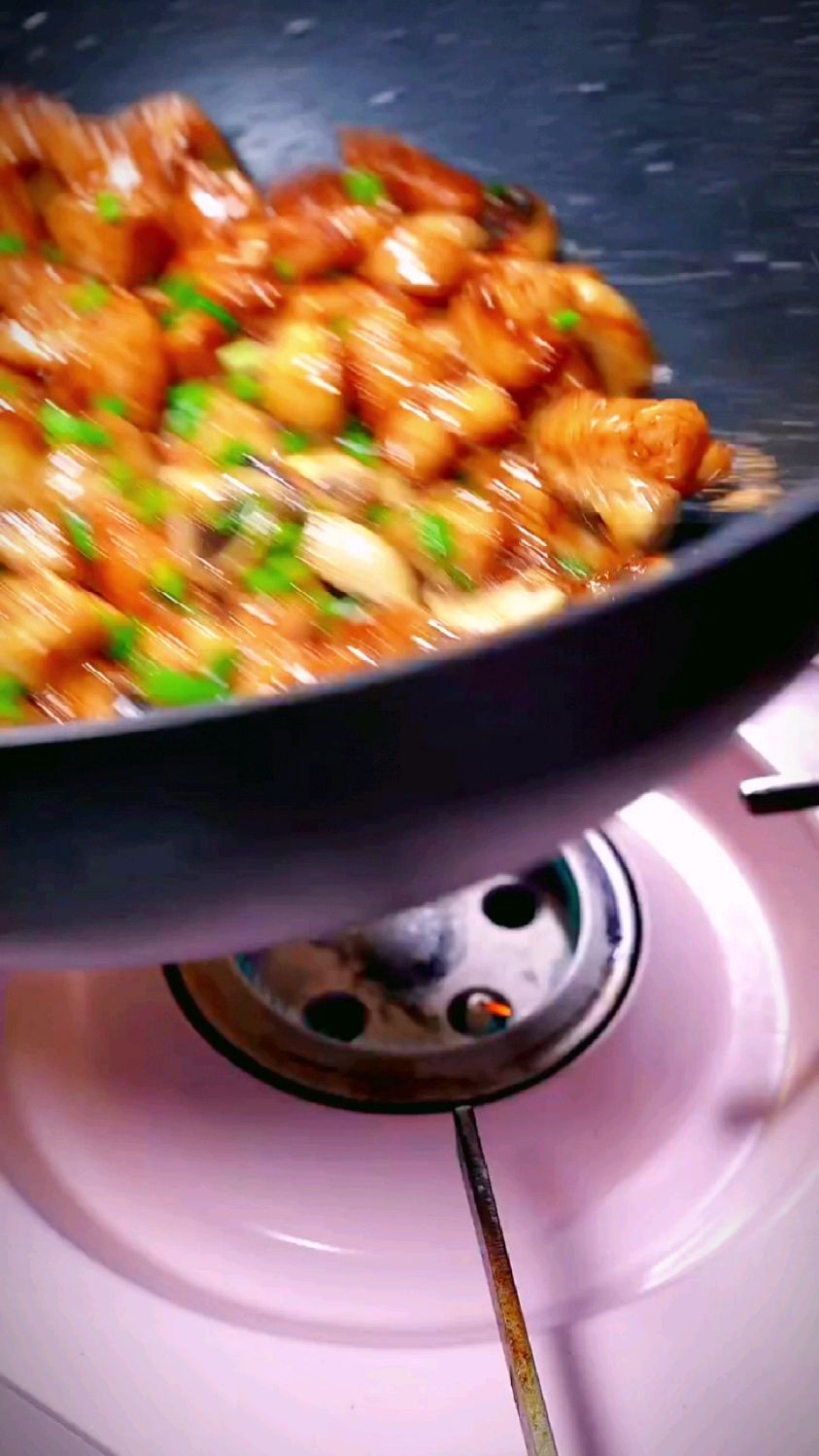 口蘑炒鸡胸肉