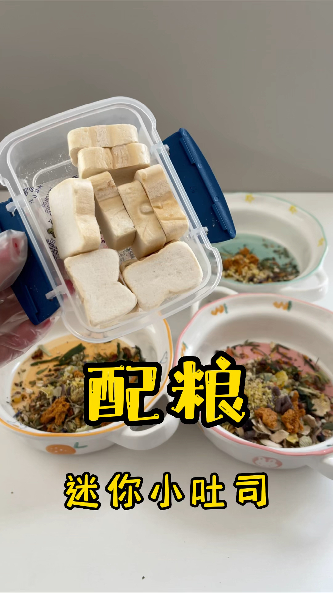 配粮:迷你小吐司!
