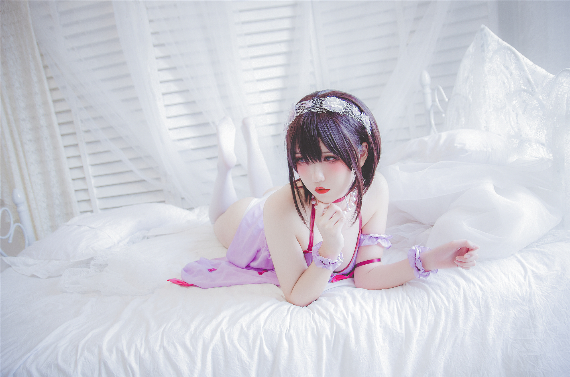 图片[13]-阿薰kaOri NO.009 – 加藤惠睡衣 [15P57M]-六色网