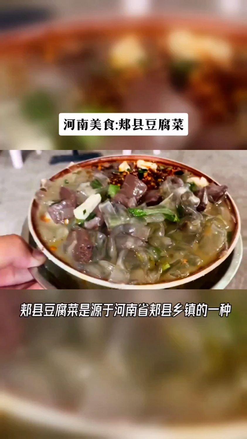 河南美食:郏县豆腐菜