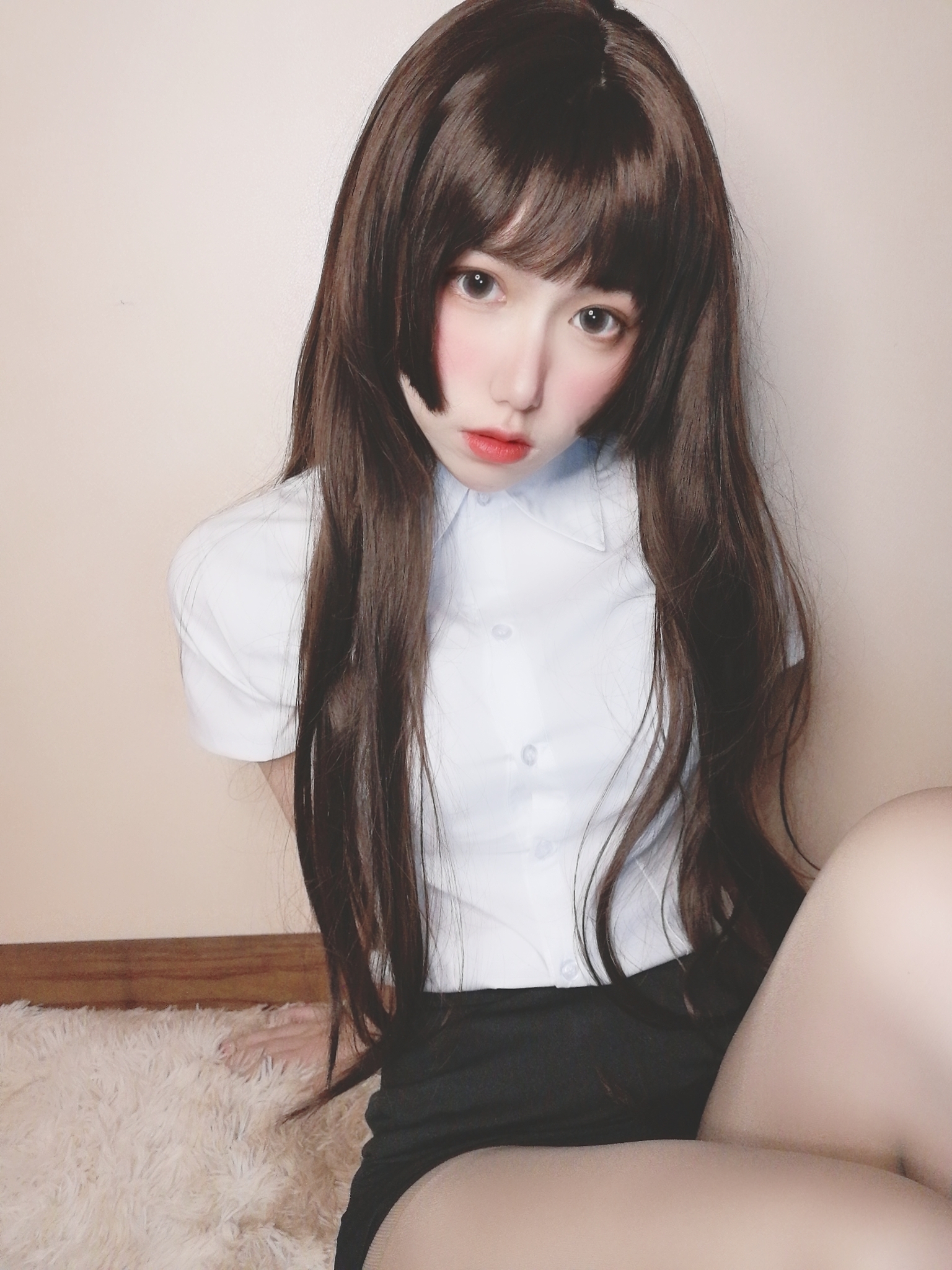 图片[6]-芋圆侑子SJ_ NO.013 – 醉酒小秘书[53P+4V93M]-六色网