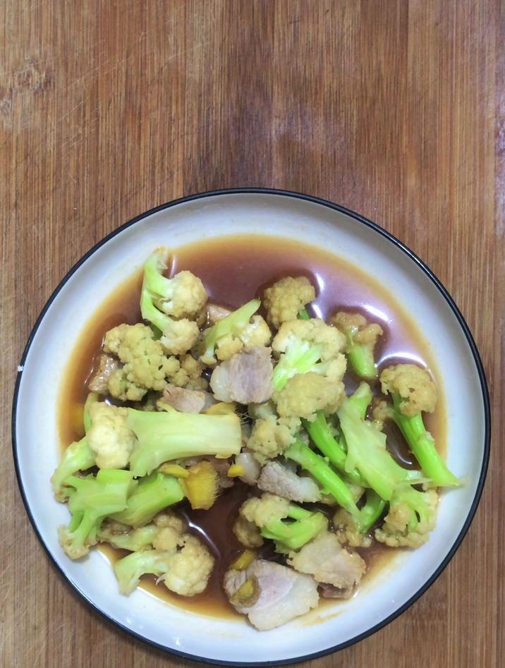 菜花炒肉怎么炒好吃,跟我这样炒,简单好吃