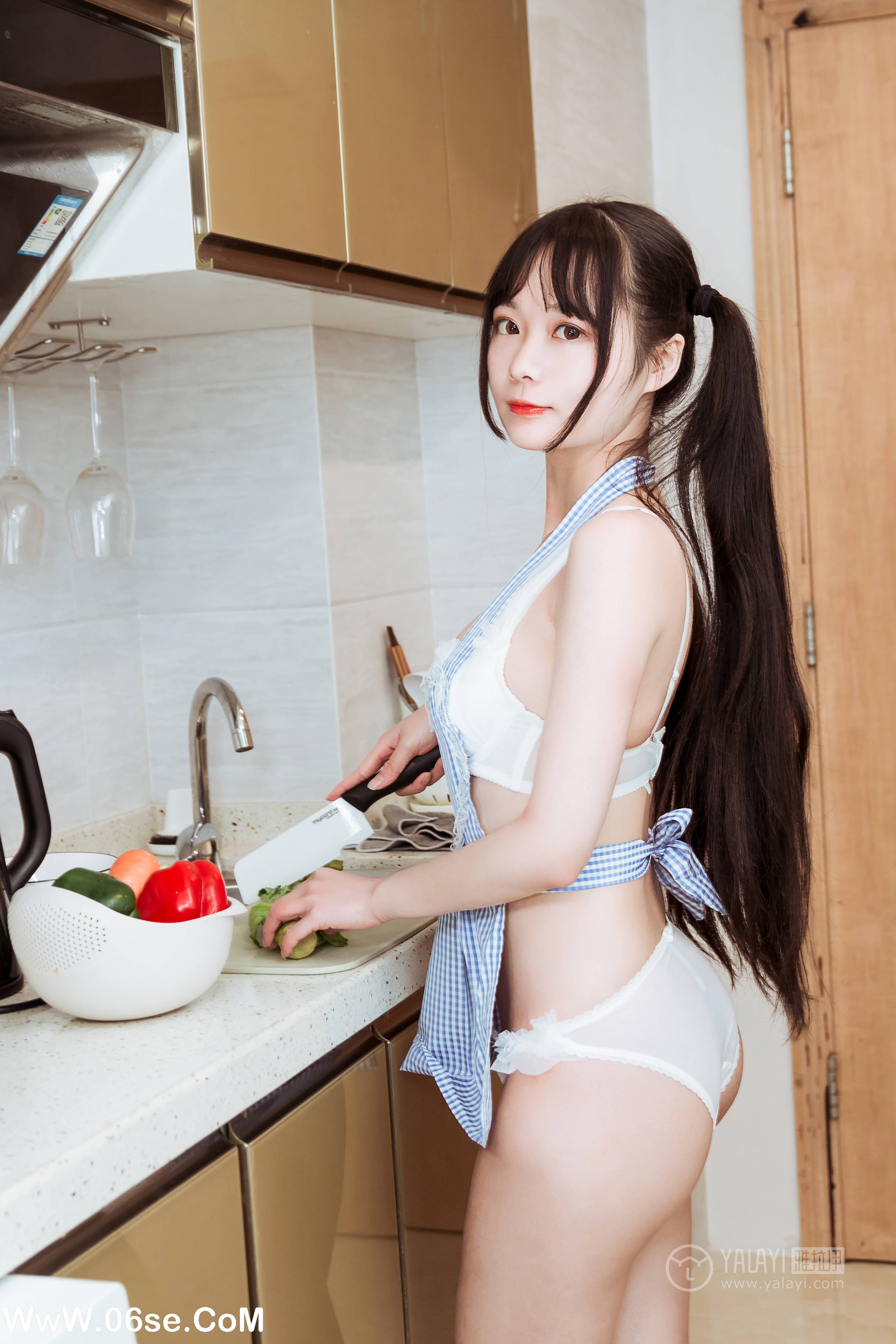 图片[4]-[YALAYI雅拉伊] No.204 美味厨娘 小琉-六色网