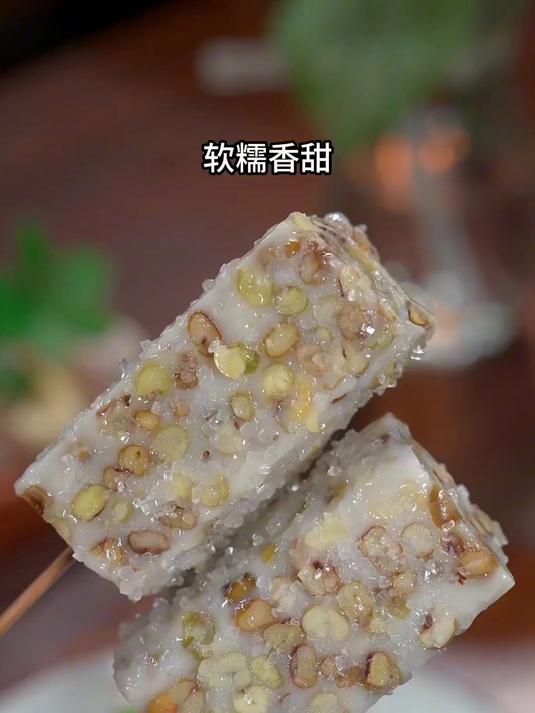 我的美食分享,绿豆凉糕的做法