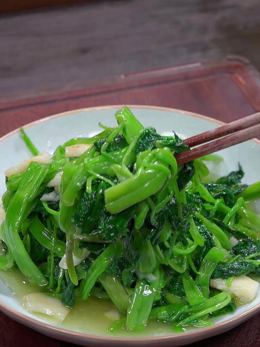 以后在家炒空心菜,你就像我这样不焯水