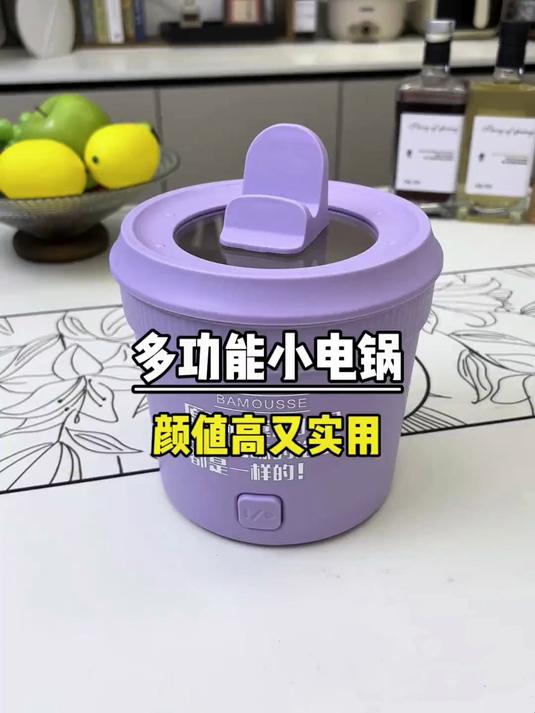 学生宿舍多功能泡面锅小功率家用单人小火锅煎煮炒不粘迷你电煮锅