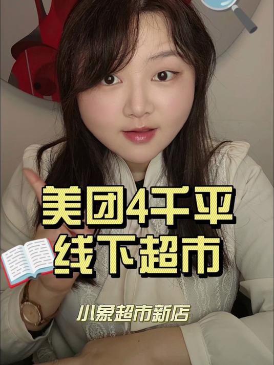 美团4千平线下超市,美团小象超市|财经故事会 #美团 #超市 #线下 #小象超市