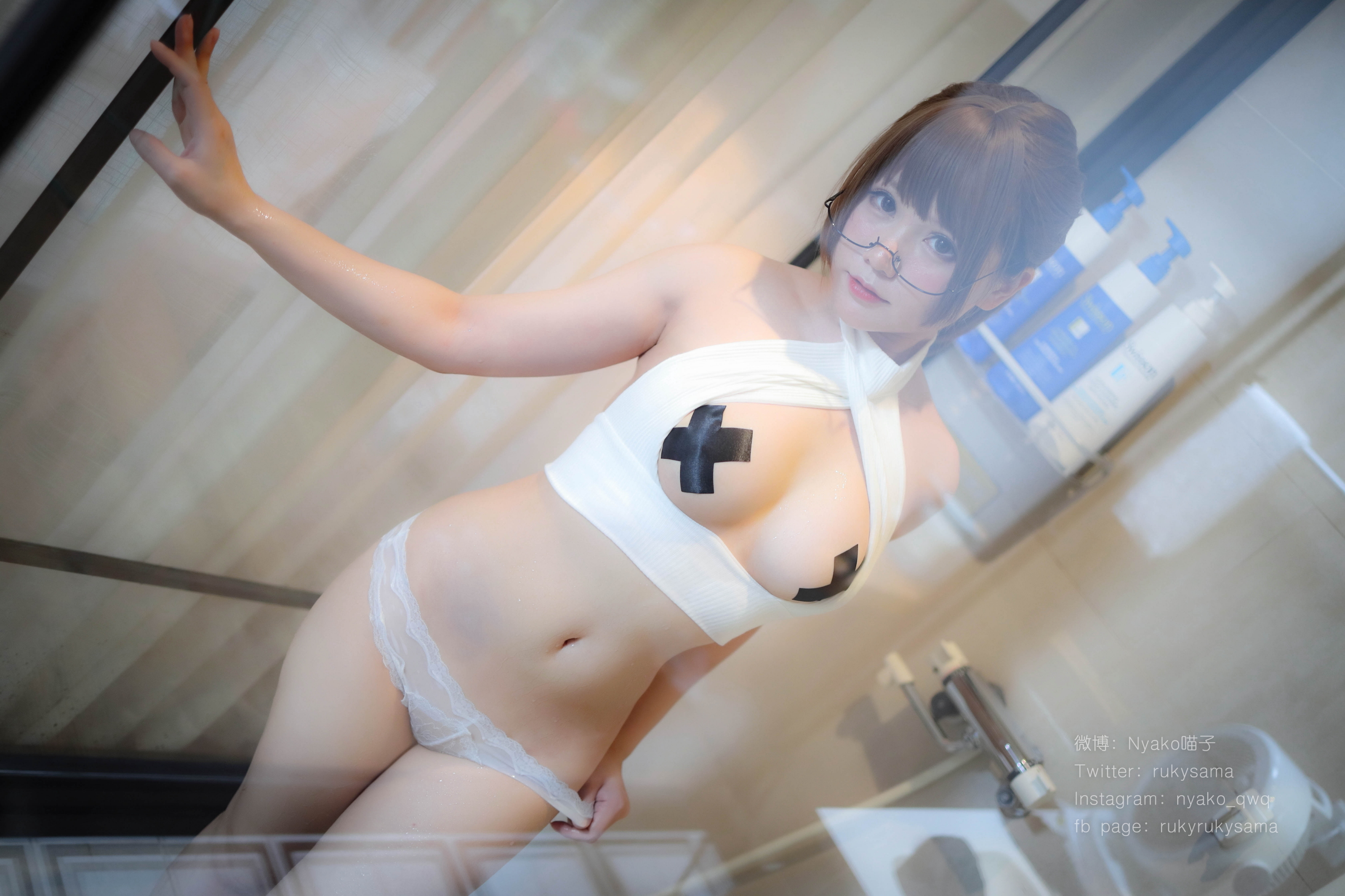 图片[149]-Nyako喵子 NO.002 – 护士服[155P+4V865M]-六色网