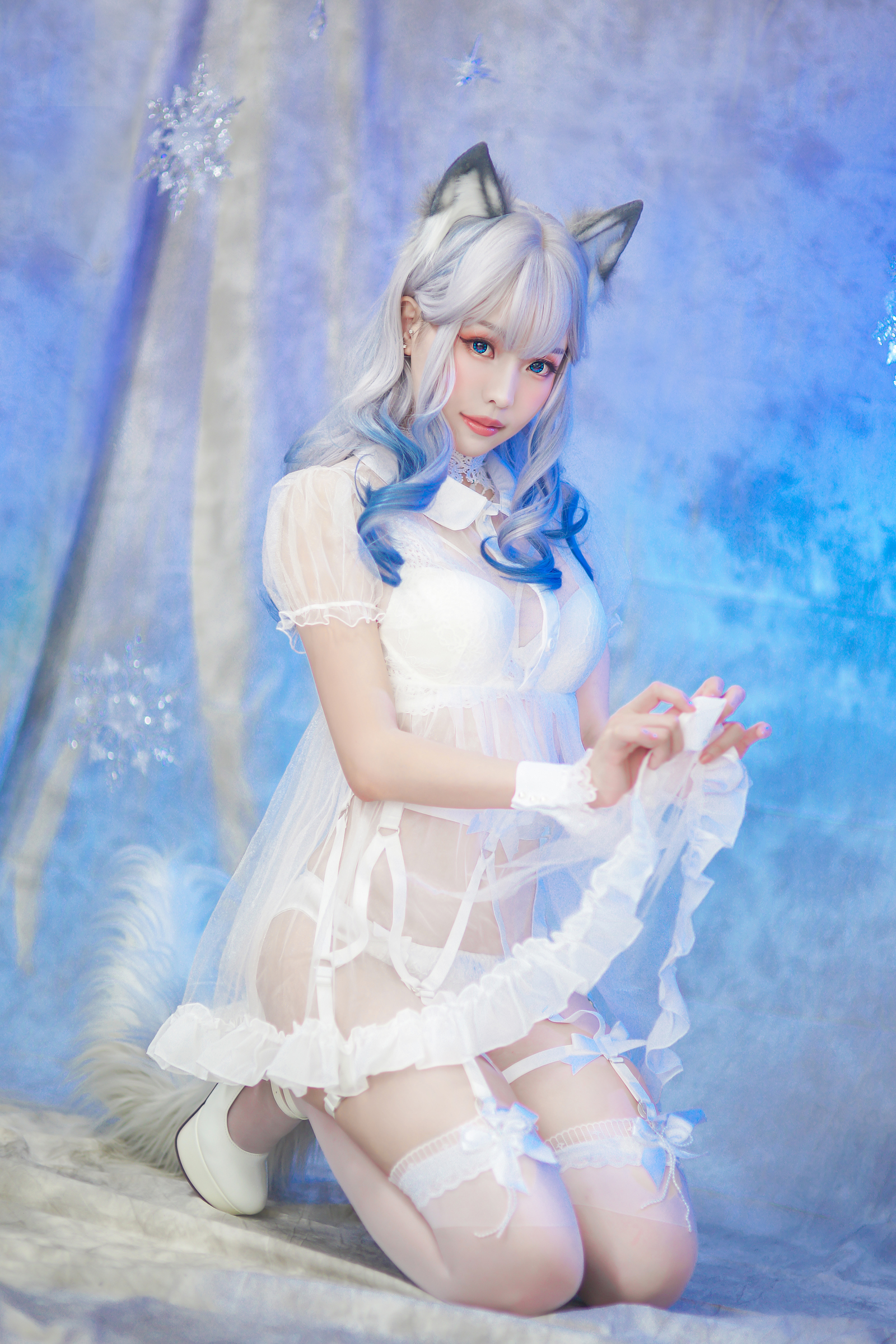 图片[39]-Ely_eee(ElyEE子) NO.043 — 猫耳白丝带[48P+6V166M]-六色网