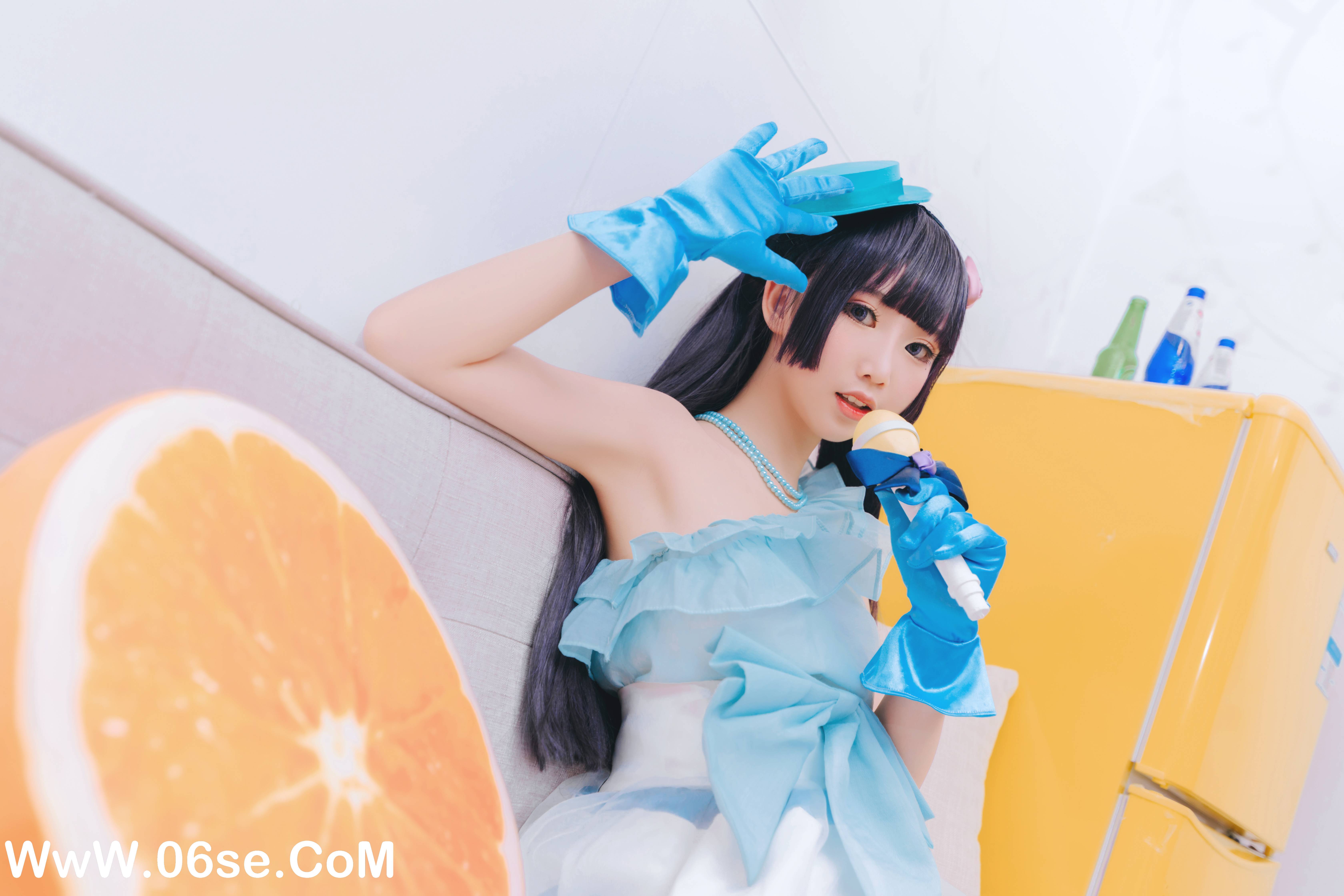 图片[5]-Coser面饼仙儿 NO.018 – 黑猫打歌服[12P128M]-六色网