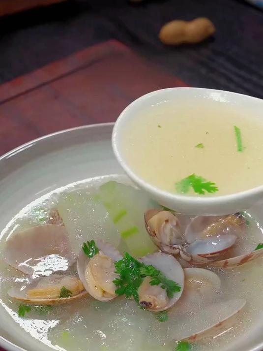 冬瓜蛤蜊汤的简易家常做法,省时又美味