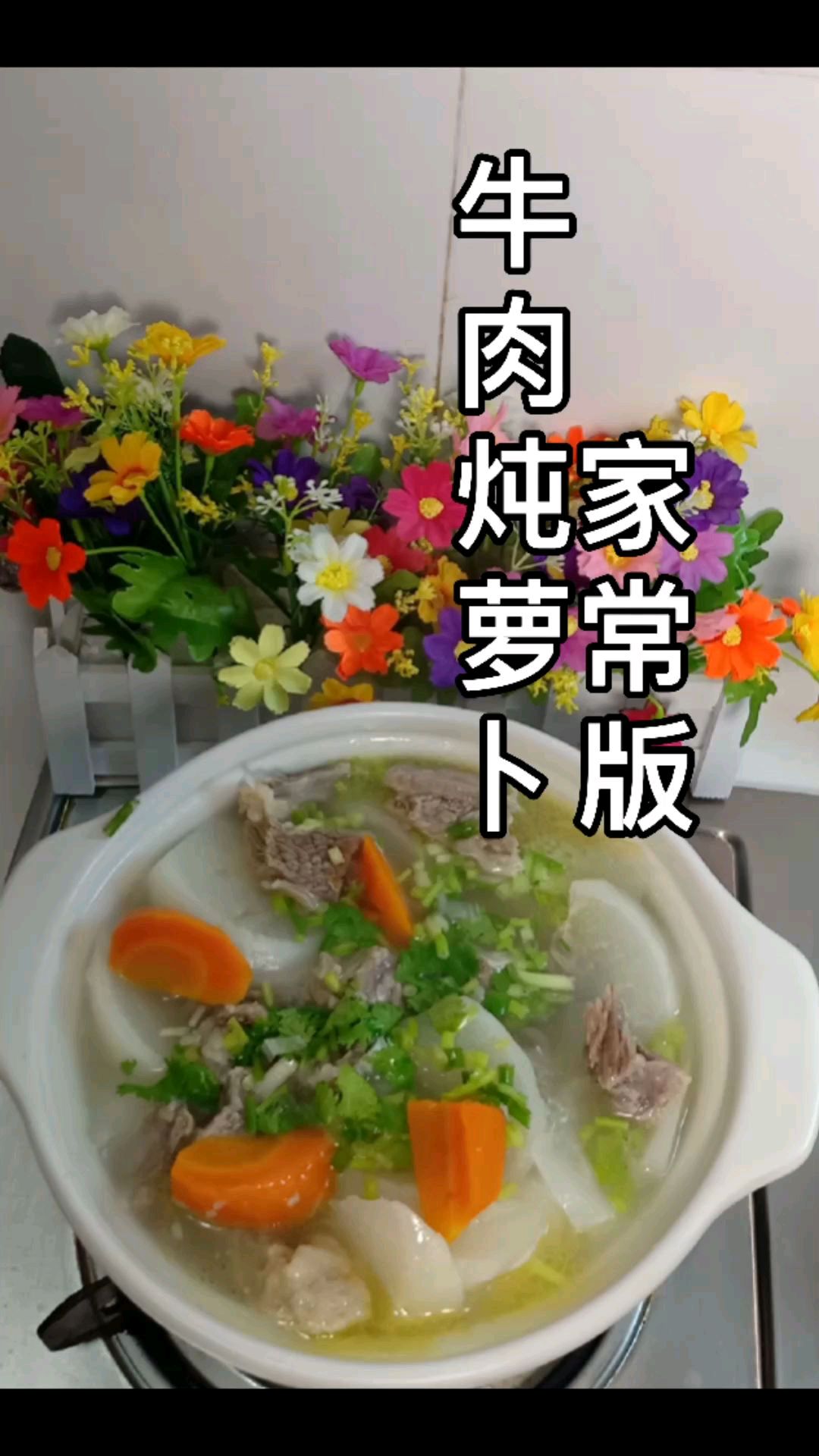 牛肉炖萝卜/水水的萝卜比肉都好吃哦