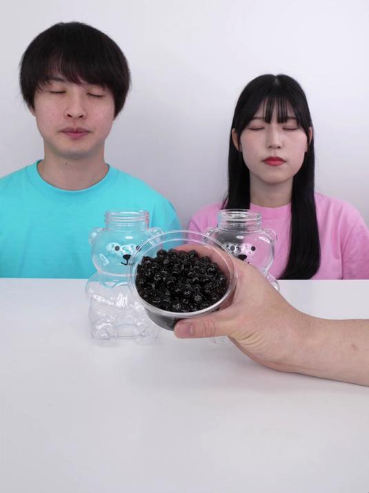 小熊杯奶茶来啦!谁的奶茶会更好喝呢?