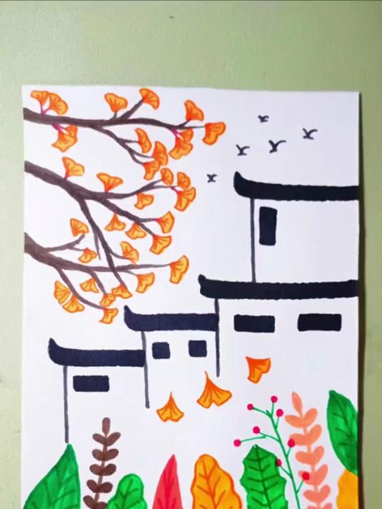 立秋简笔画