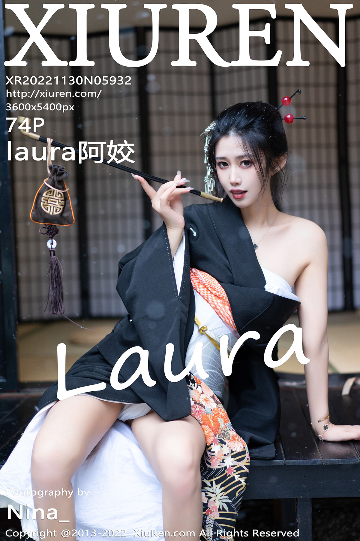 【XiuRen秀人网】2022.11.30 Vol.5932 laura阿姣【74P】-六色网