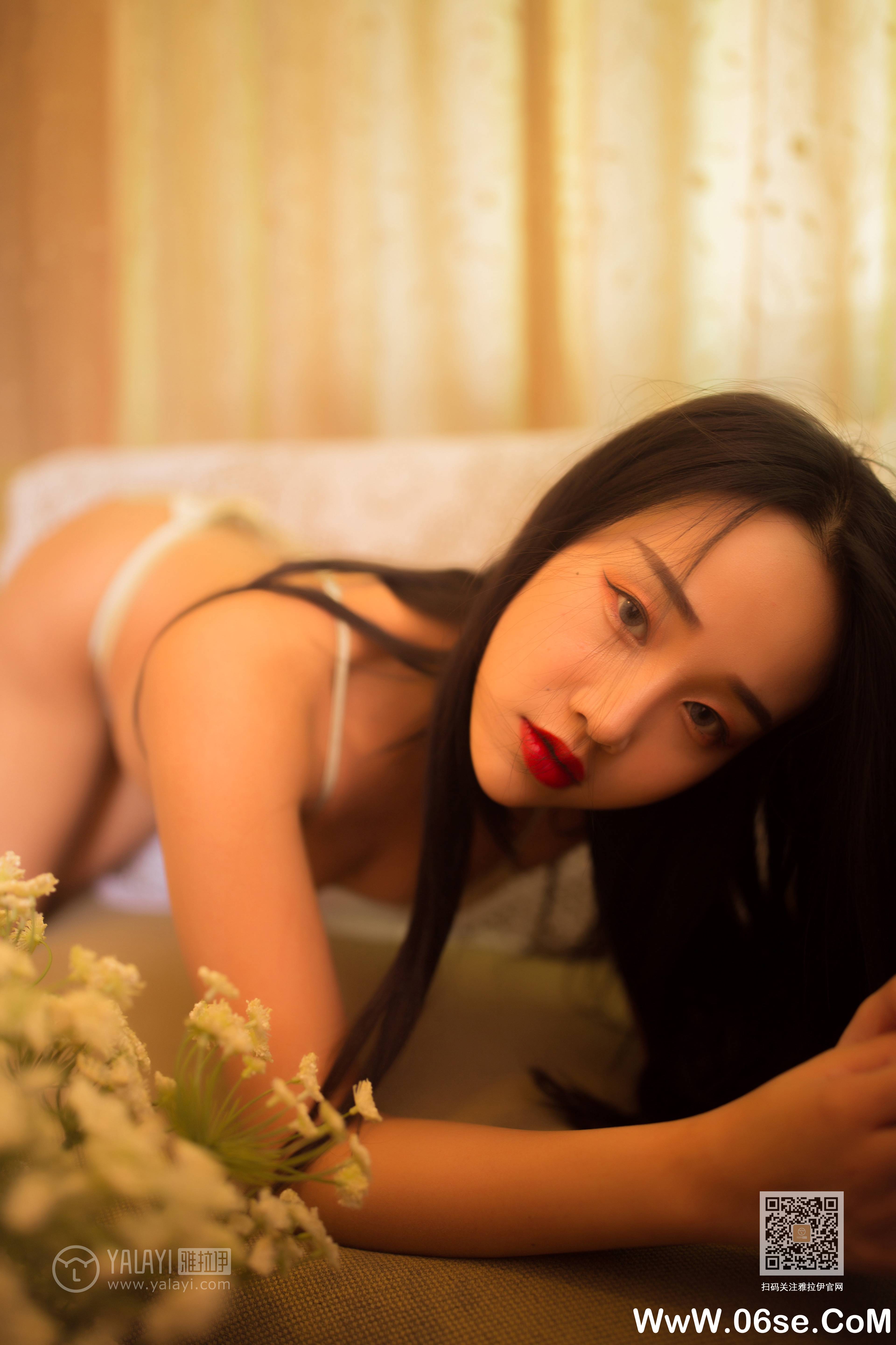 图片[25]-[YALAYI雅拉伊] 2020.05.18 NO.638 优优《沙发上的美人》[59P+1P352M]-六色网