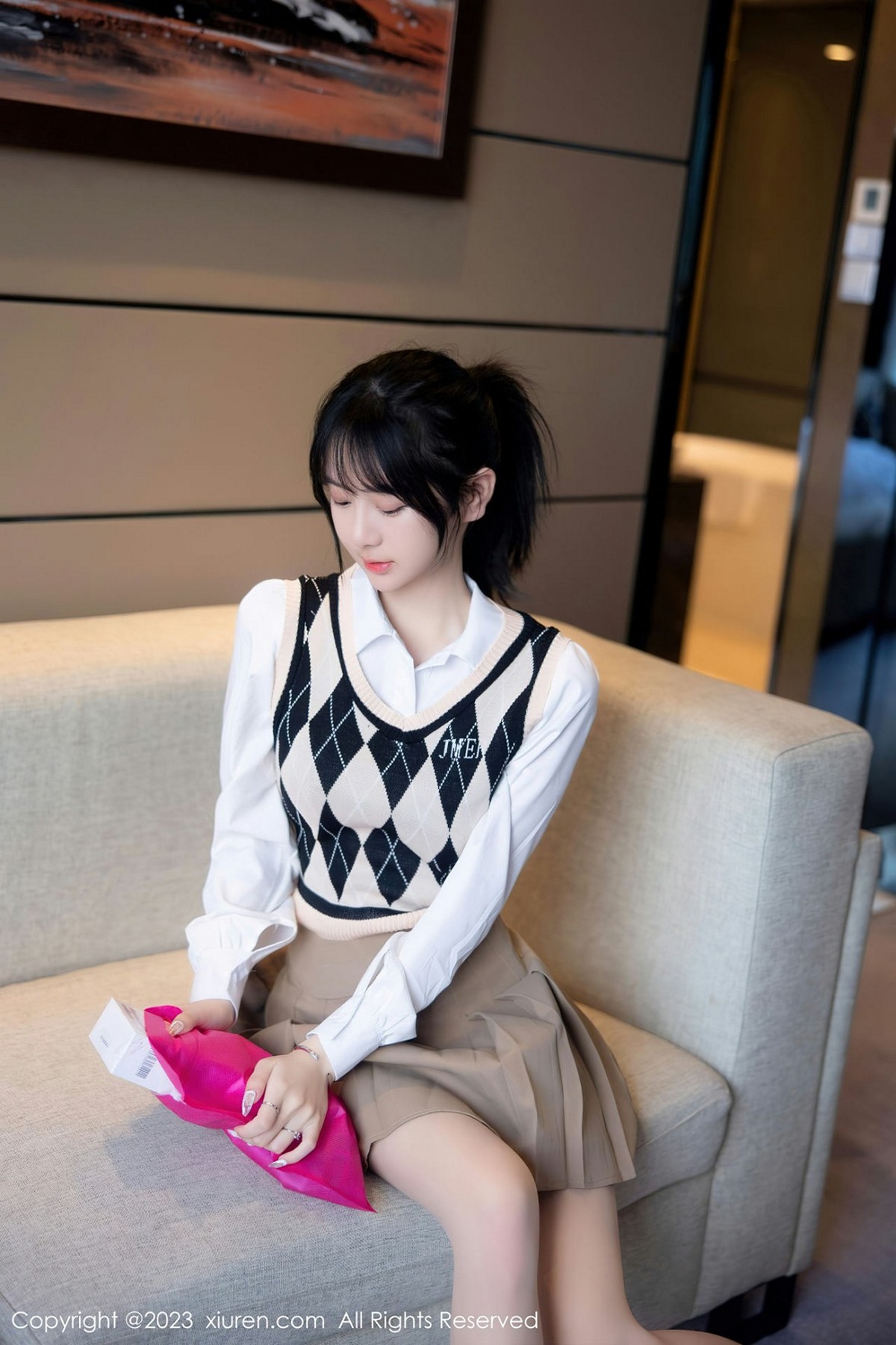 图片[2]-【XiuRen秀人網】2023.02.27 Vol.6329 謝小蒽【94P】-六色网