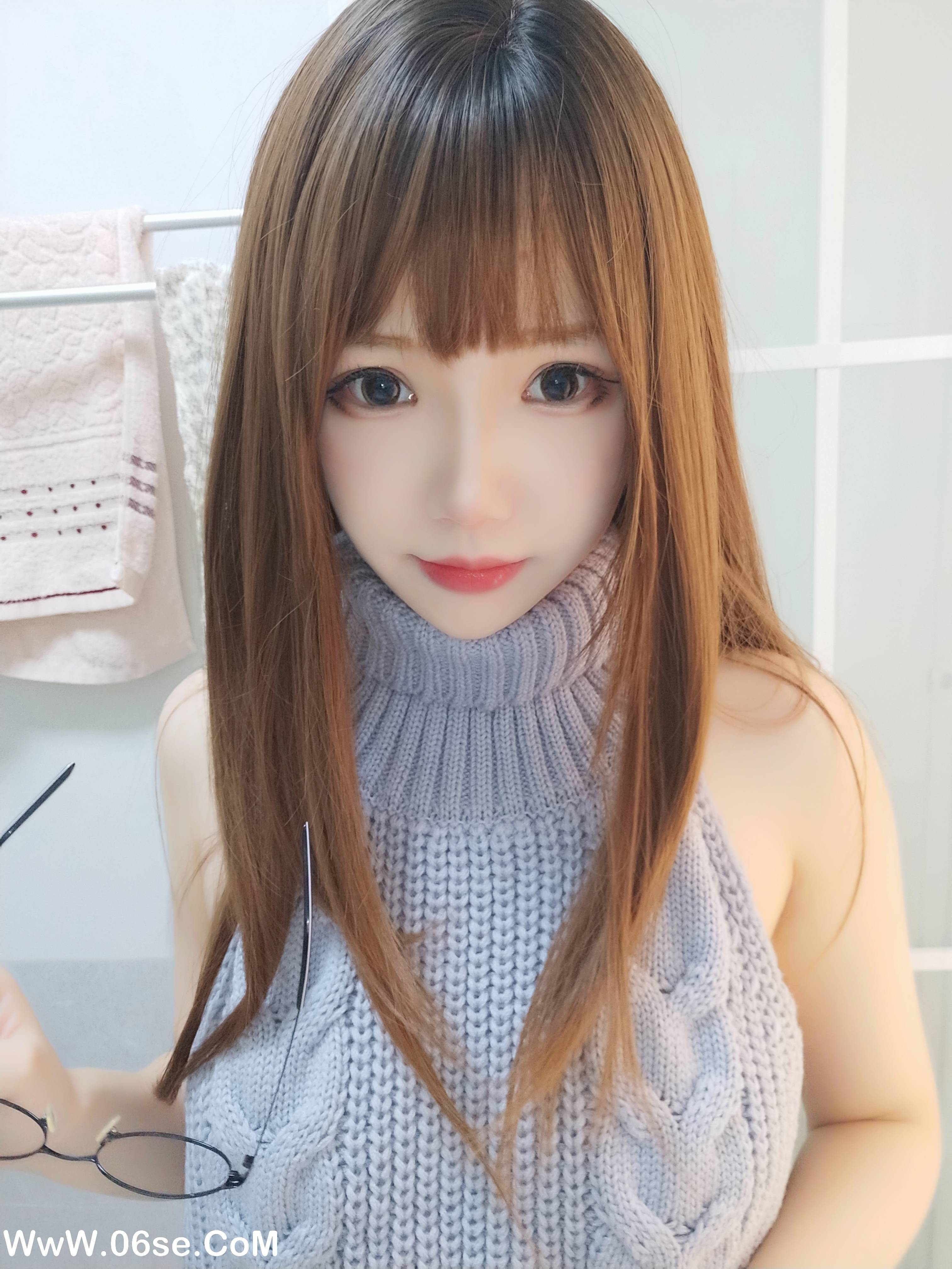 图片[34]-雪晴 – NO.027 黑丝漏背毛衣[156P+38V2.23G]-六色网