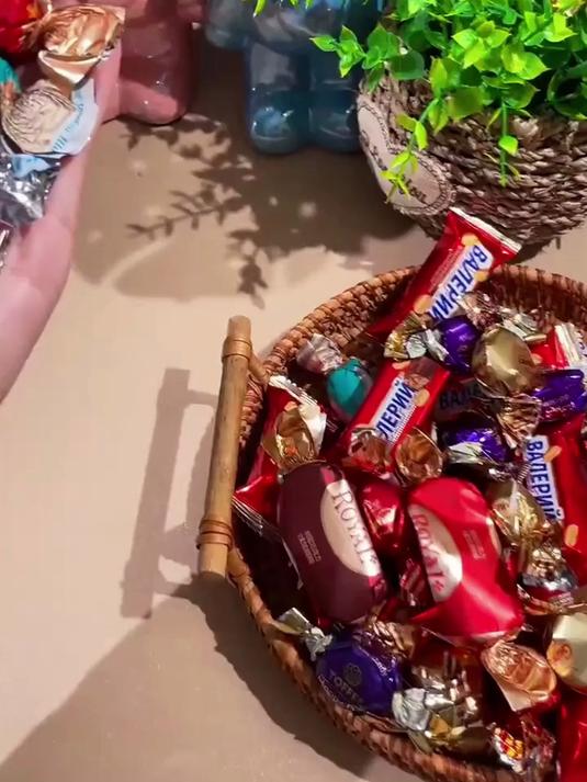 俄罗斯喜糖零食 混合夹心巧克力糖