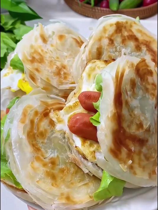 一口酥饼一口肉，这味道真的太上头了