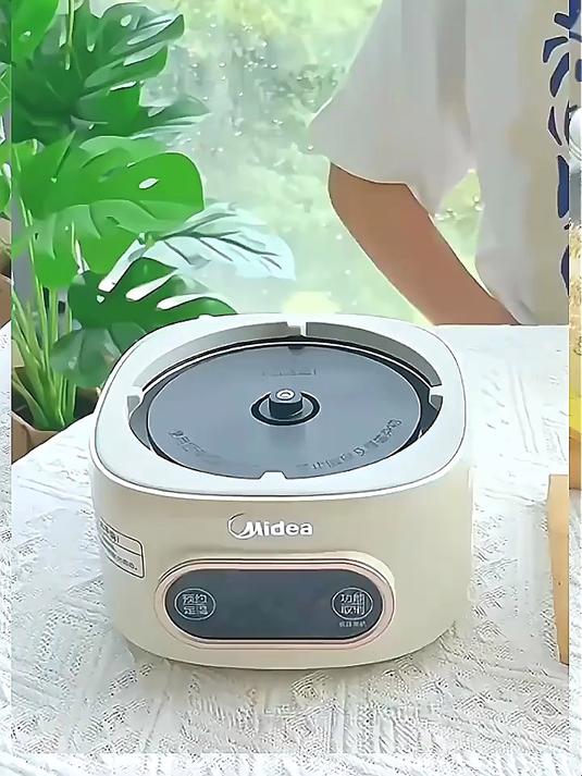 美的(Midea)0胶水全玻璃全自动养生壶 1.2L大容量办公室多功能茶漏煮茶壶 烧水壶2