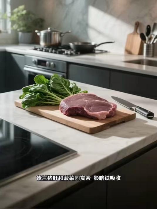 猪肝与菠菜:补铁黄金搭配,“相克” 说法无依据