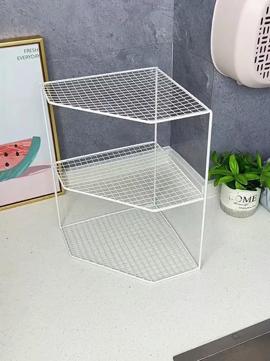 这个多层架子重点是能放锅!当然也可以放杂物,放调料。能充分