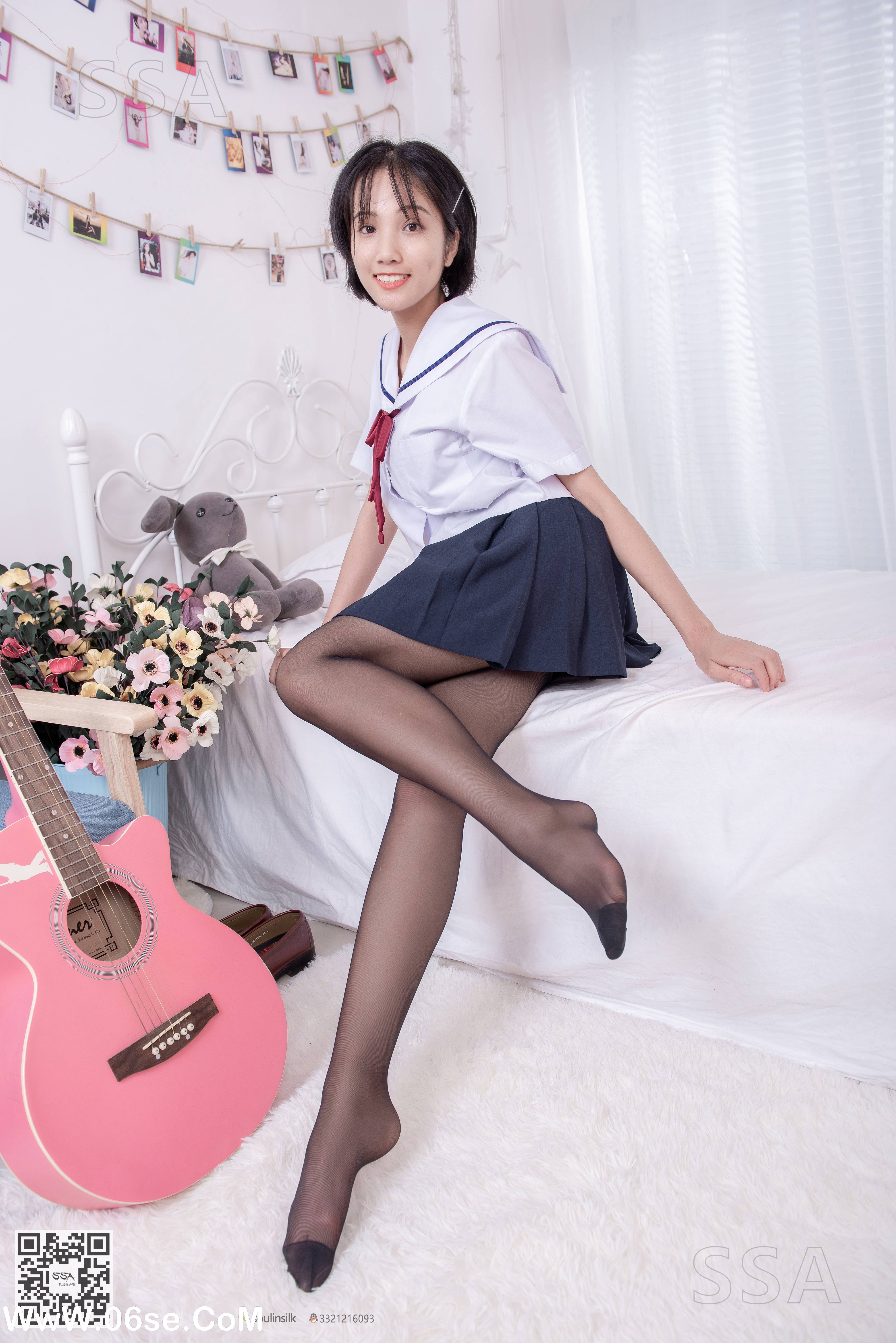 图片[119]-[SSA丝社] NO.169 小佩 JK制服黑丝[148P1.68G]-六色网