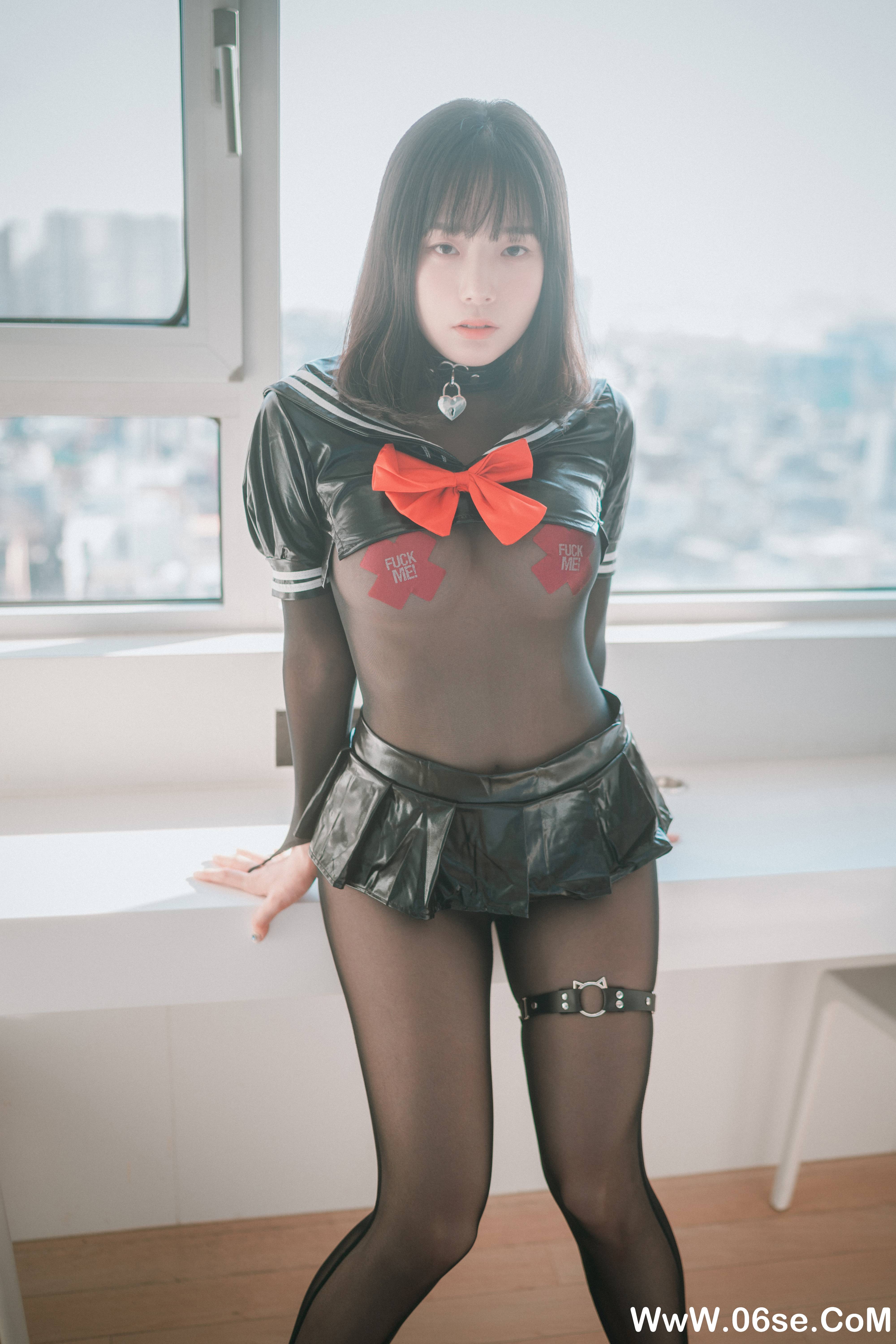 图片[58]-DJAWA – NO.106 Leather Black Schoolgirl [102P935M]-六色网