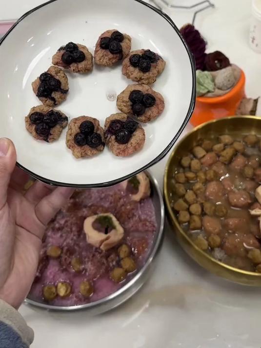 西爪模具冻好啦接下来是小狗的舔舔时间