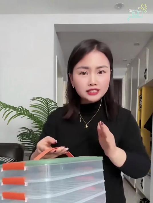 收纳饺子盒冰箱家用窄边速冻水饺盒多层叠放保鲜盒冷冻厨房用品