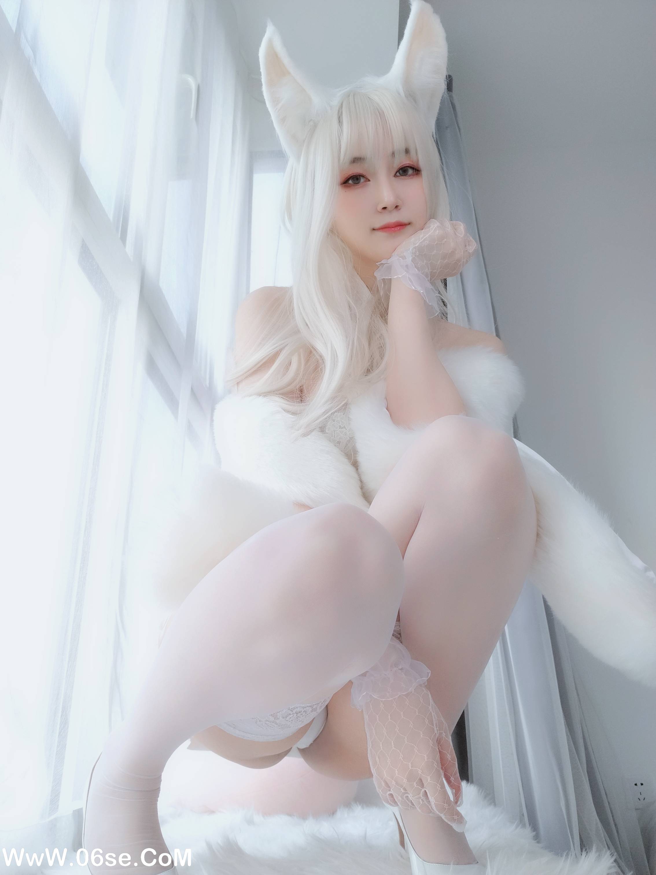 图片[14]-Coser小姐姐白银 NO.054 – 白兔[101P+6V683M]-六色网