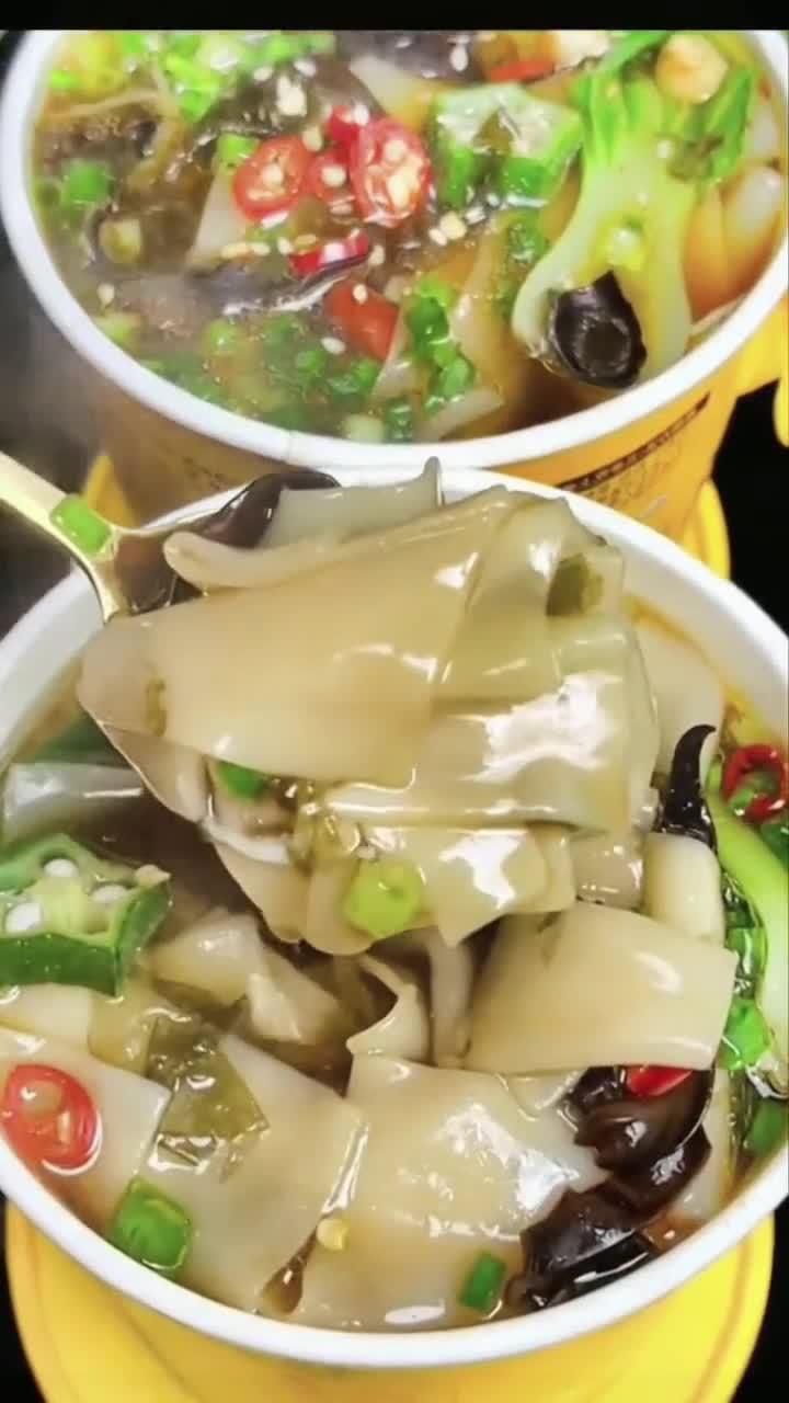 非油炸的酸汤面叶……