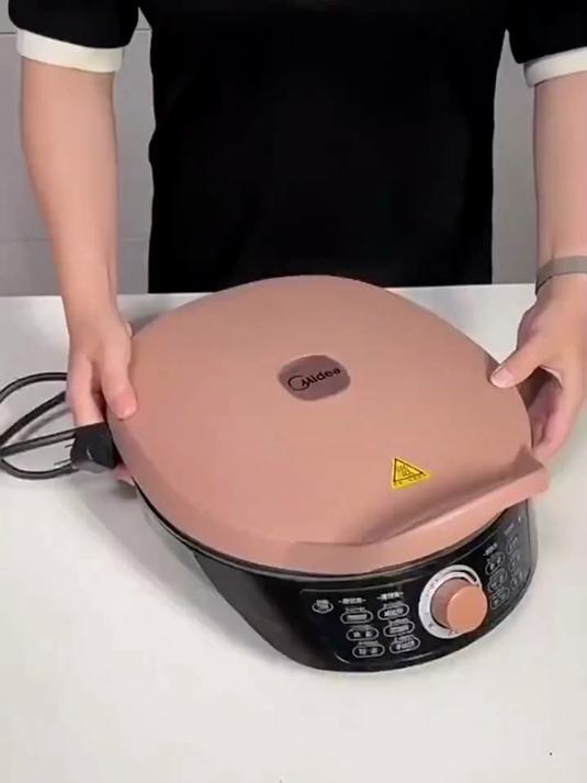 美的电饼铛电饼铛家用双面加热煎饼薄饼机不粘烙饼锅深盘加大煎锅