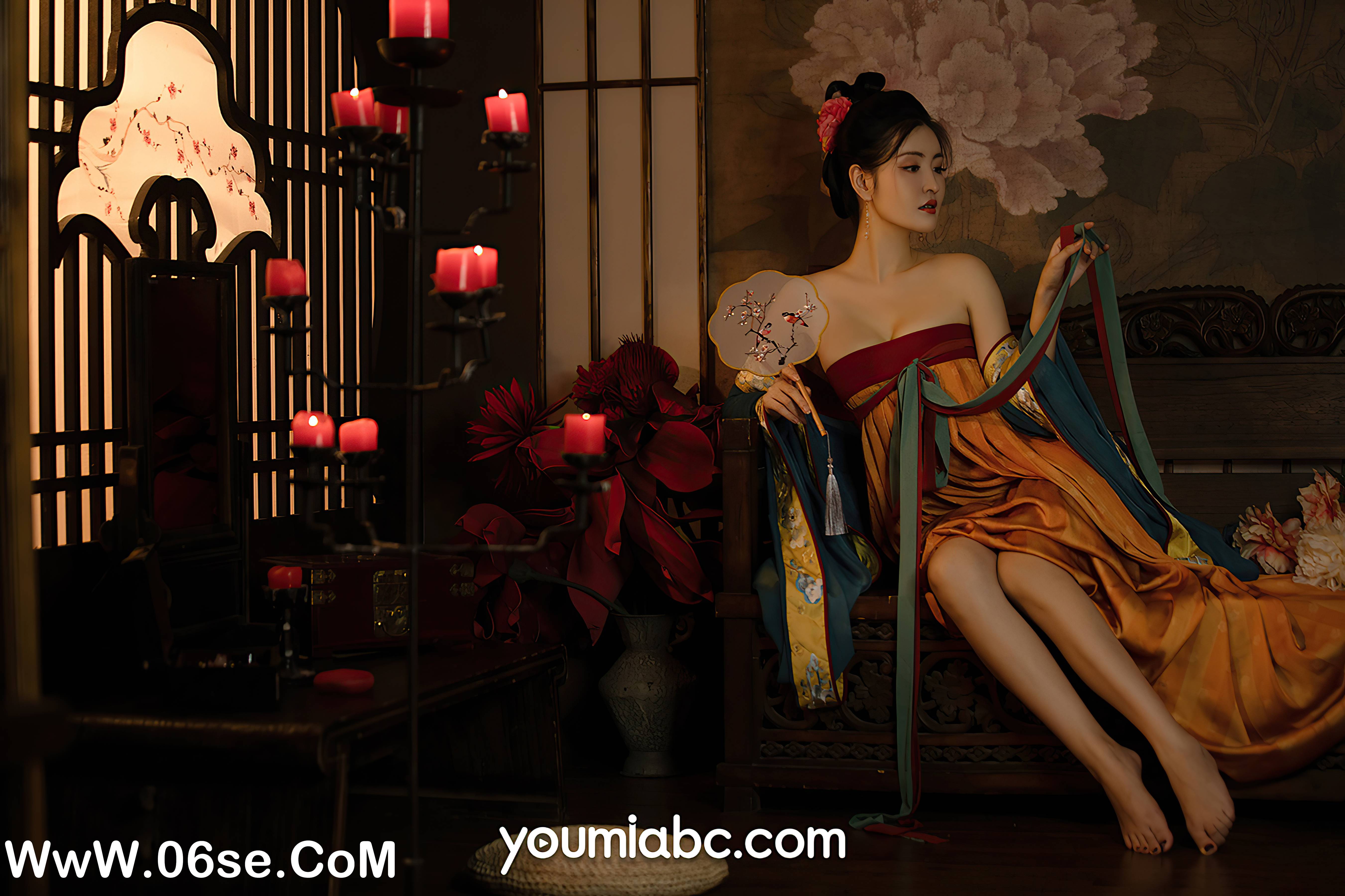 图片[45]-[YouMi尤蜜] 2021.11.23 夜话西窗烛 沈梦瑶[49+1P939M]-六色网