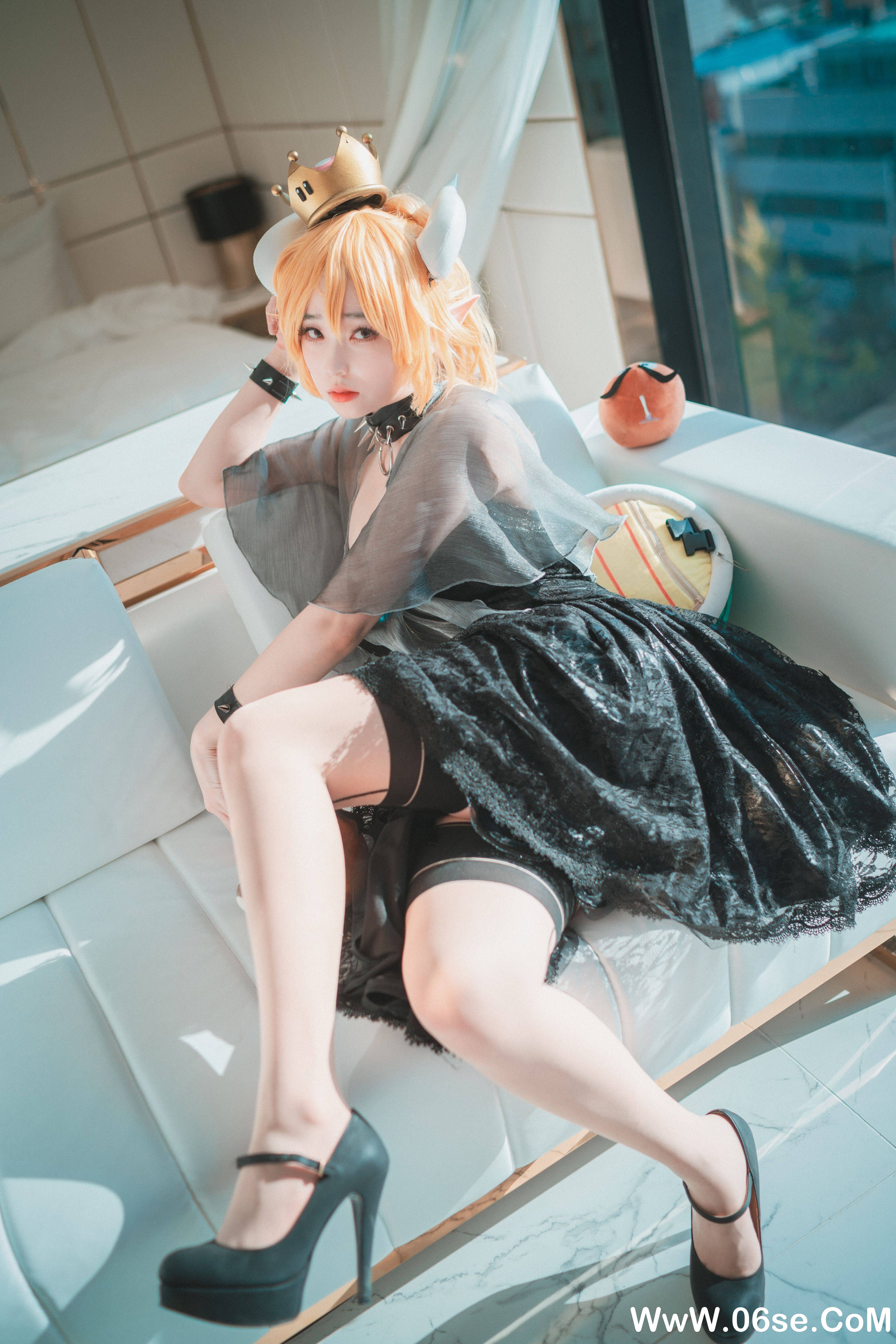 图片[26]-DJAWA – NO.044 Halloween with Bowsette [50P370M]-六色网