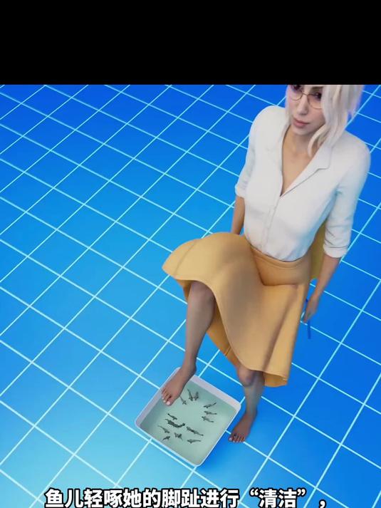 女子鱼疗后失去脚趾