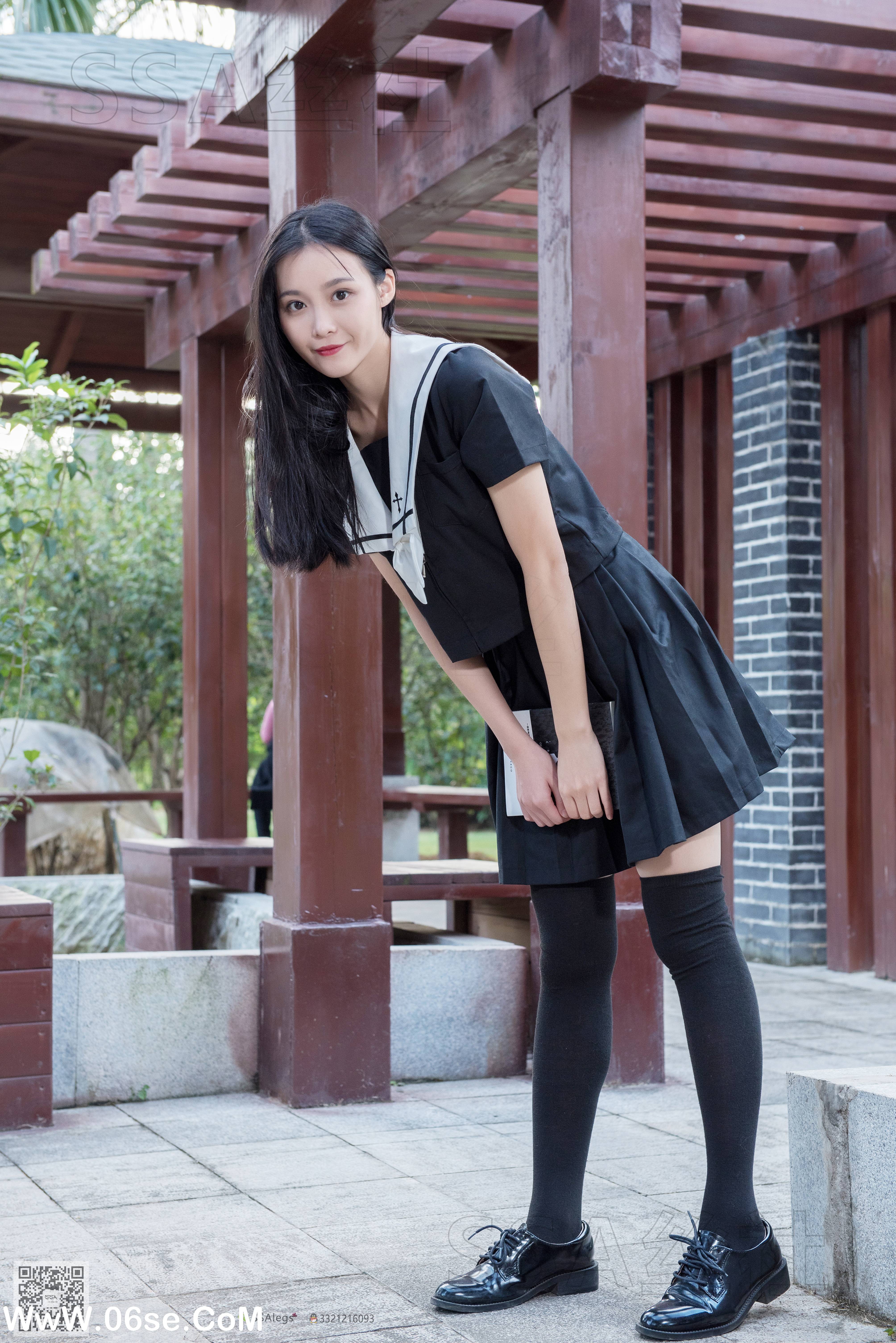 图片[17]-[SSA丝社] NO.060 君君 JK制服游公园[111P2.00G]-六色网