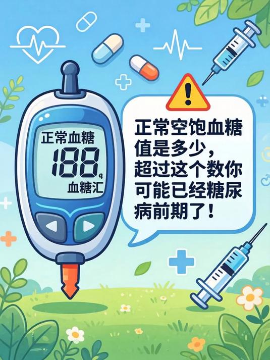正常空腹血糖值是多少,超过这个数你可能已经糖尿病前期了!