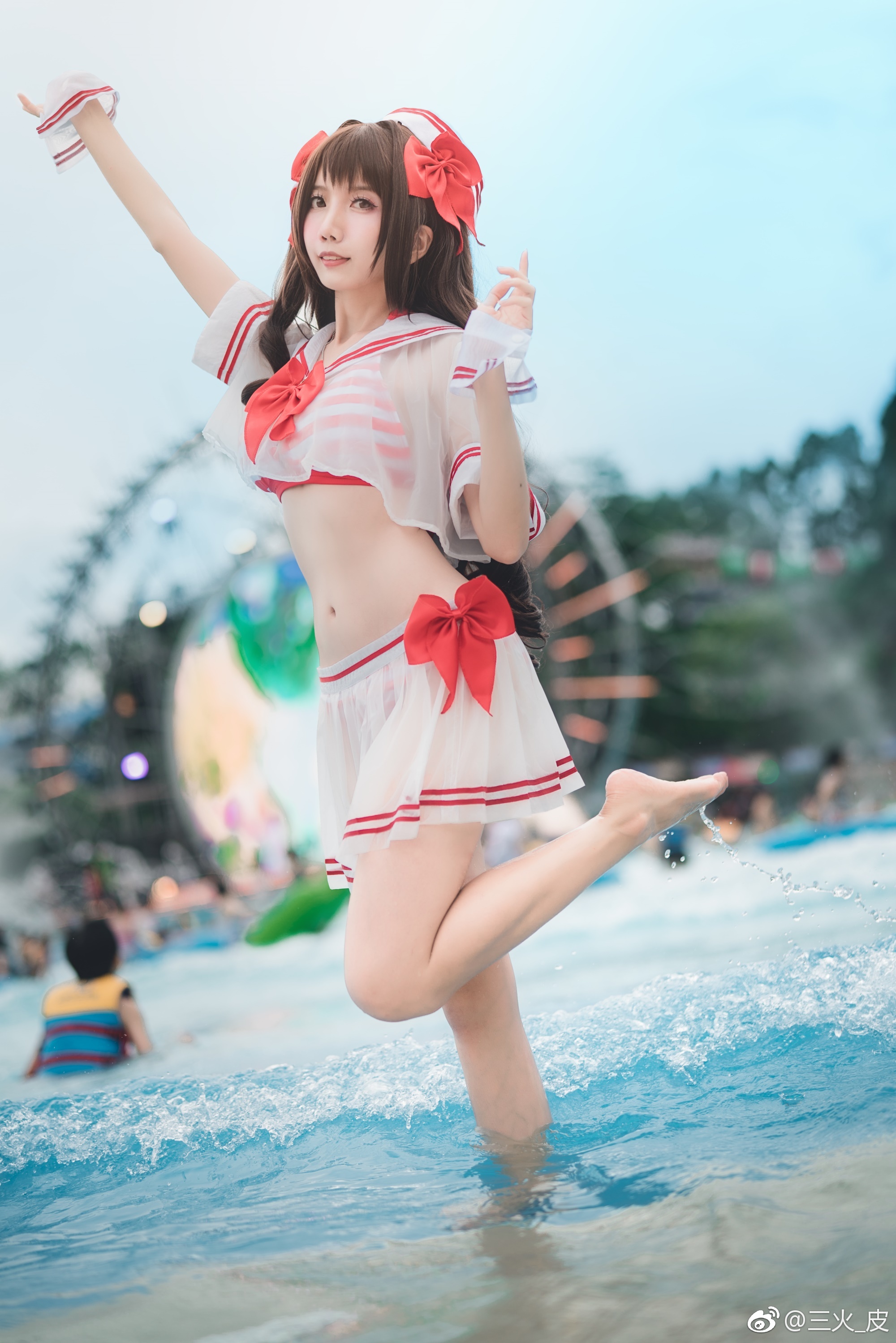 图片[39]-瓜希酱 NO.049 — 迷失人形 – 岛村卯月 泳装 [39P136M]-六色网