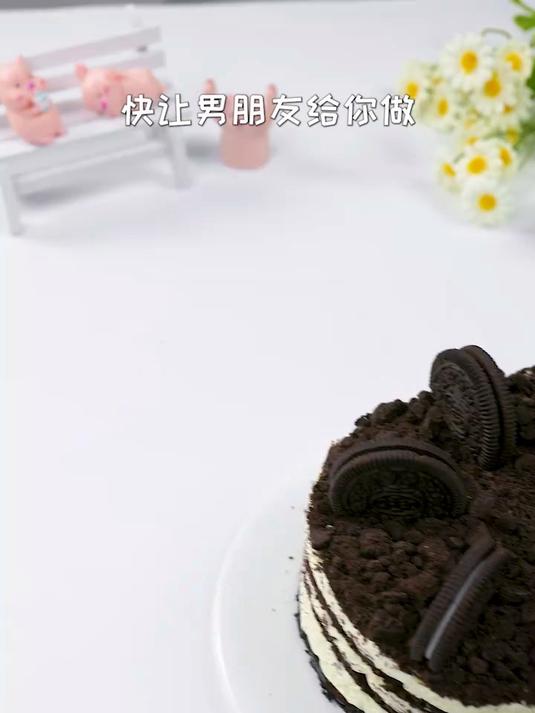 免烤箱两种食材搞定好吃奥利奥夹心蛋糕