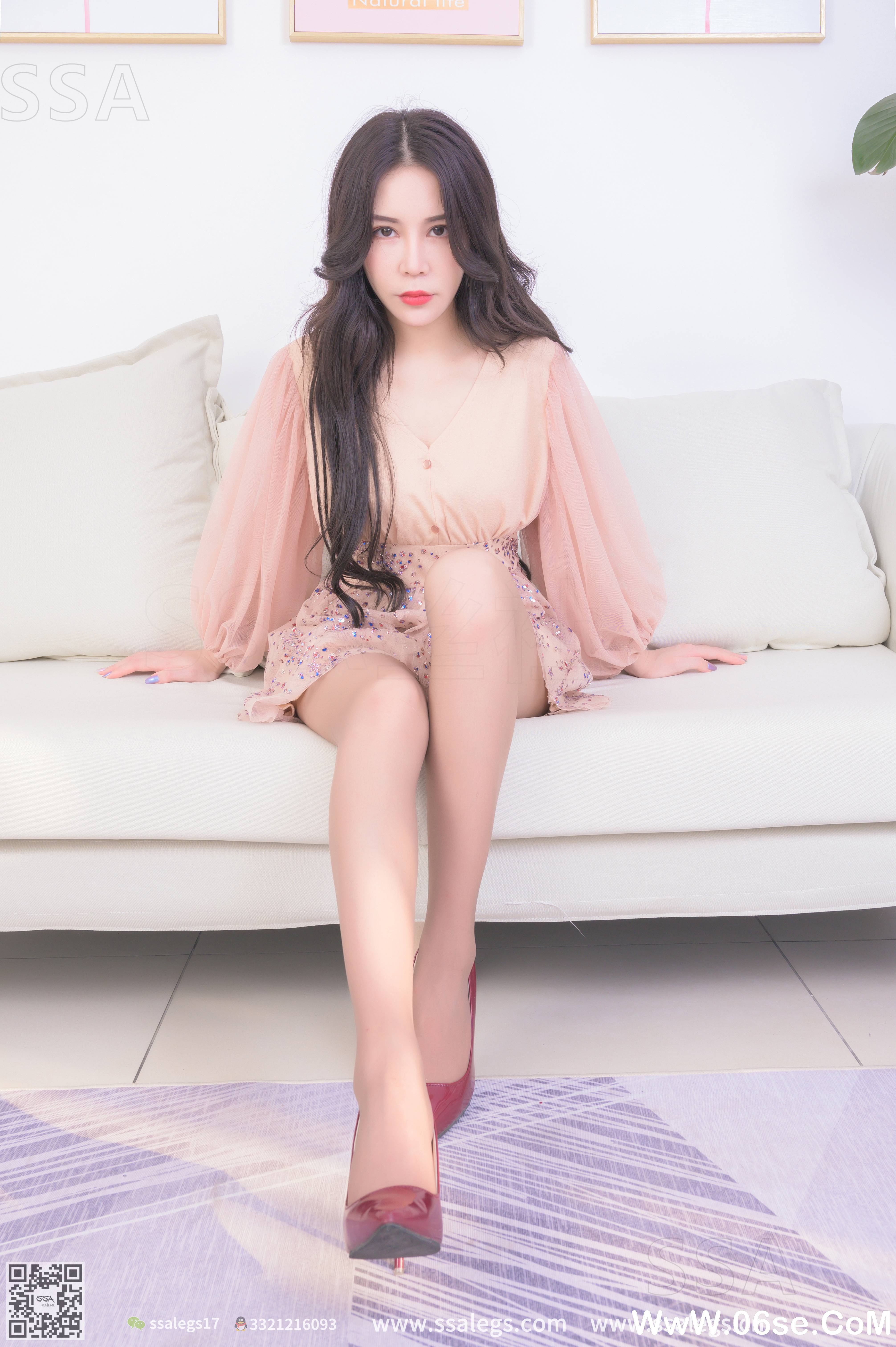 图片[22]-[SSA丝社] NO.312 娜娜御姐的红色高跟鞋咖啡丝美腿[148P1.76G]-六色网