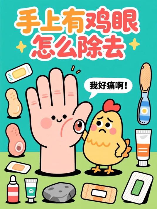 手上有鸡眼怎么除去