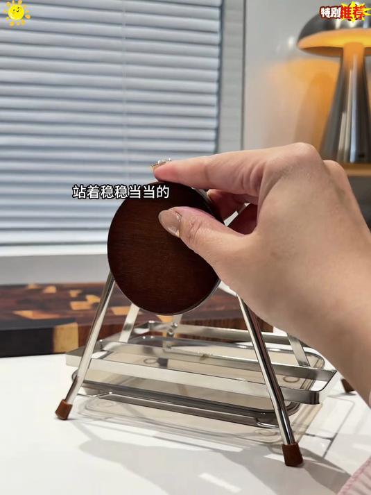 爆款中古架！菜板立收省台面粉嫩出片