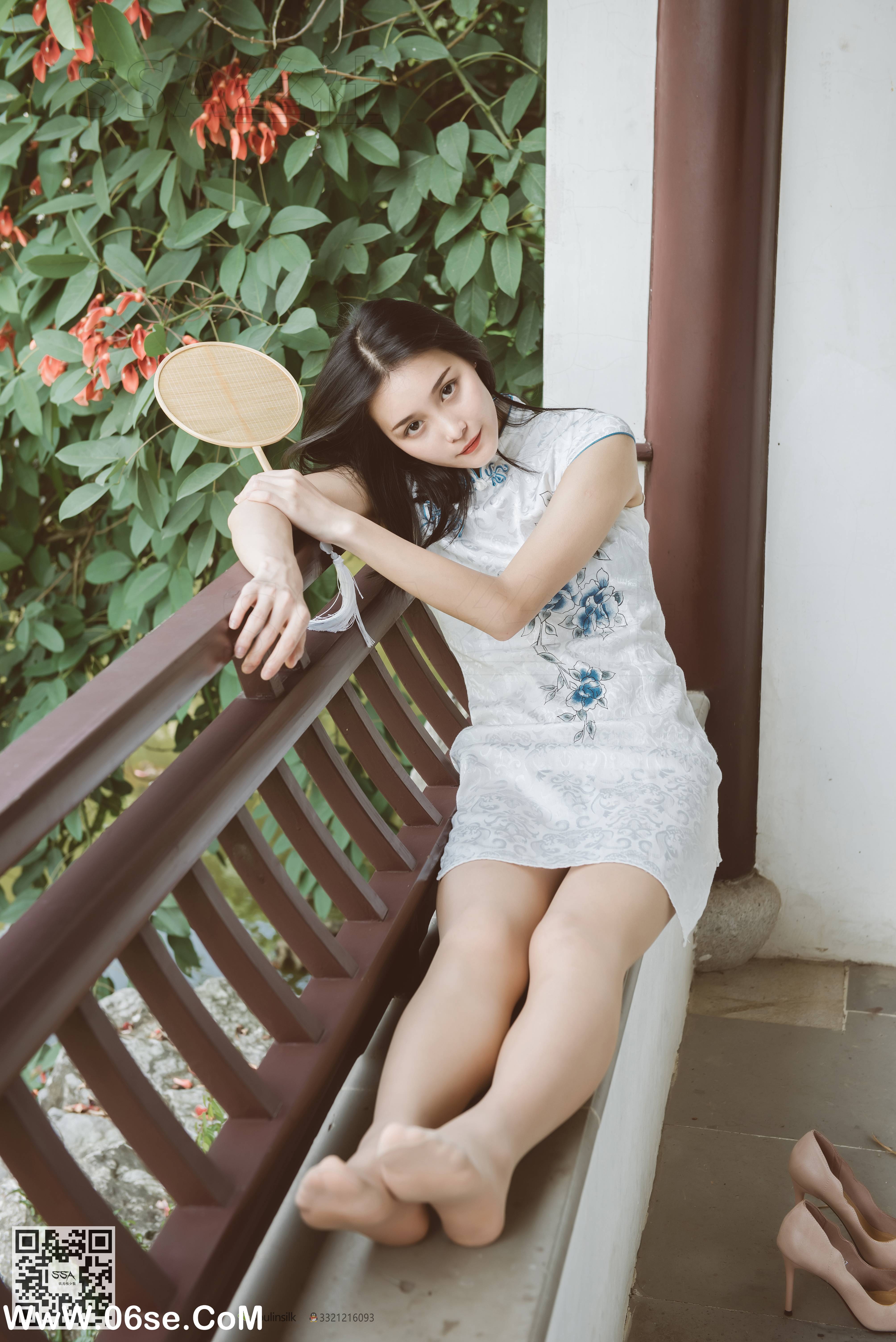 图片[124]-[SSA丝社] NO.111 君君 腿模君君的旗袍秀[163P1.56G]-六色网