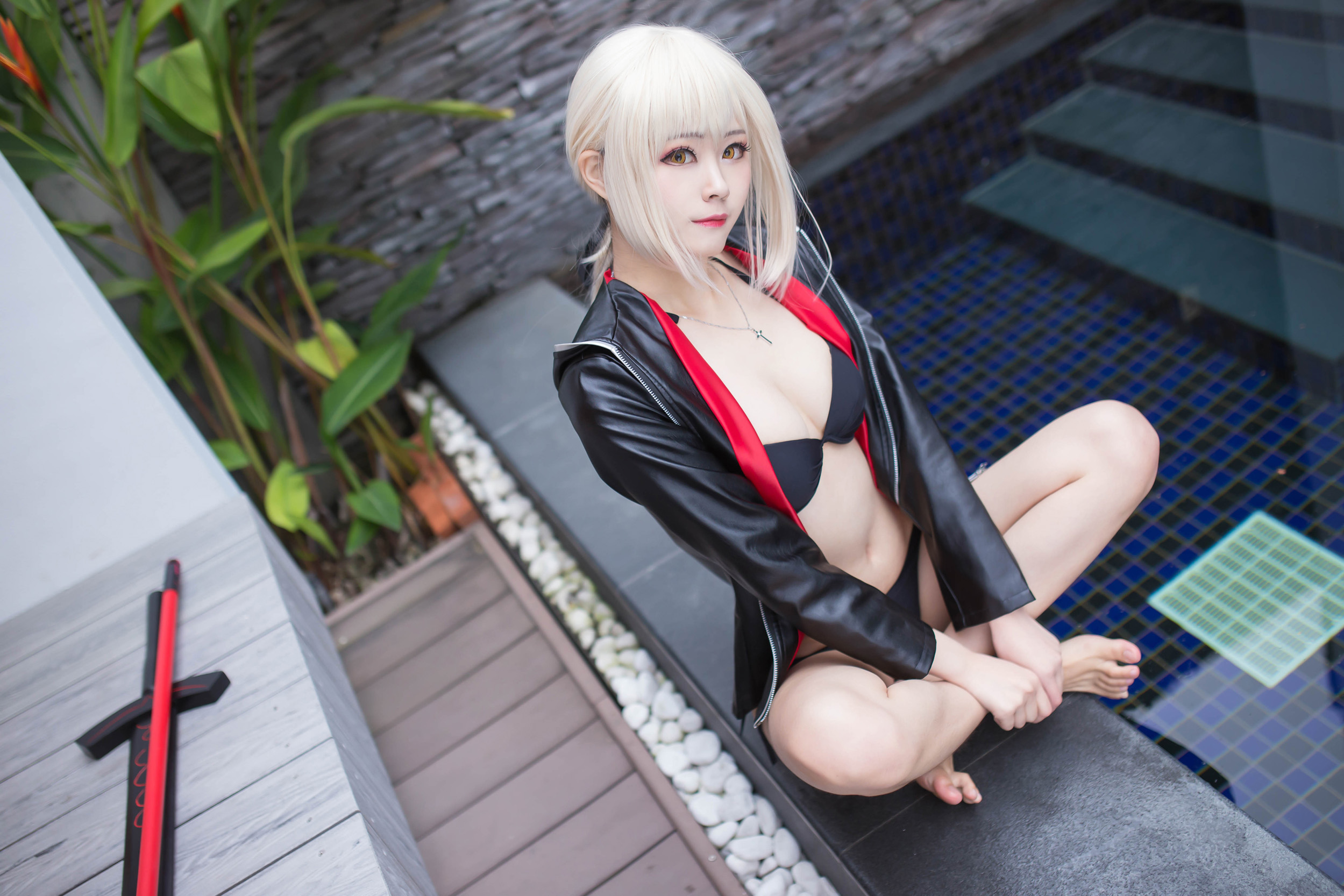图片[72]-Coser萱-KaYa NO.132 — 黑贞 黑呆毛下着[83P45M]-六色网